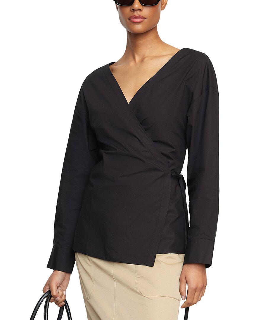 Modern Citizen Jo Collared V-neck Shirt