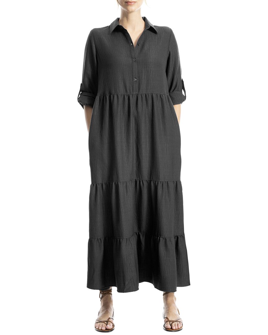 MAX STUDIO MAX STUDIO TIERED MAXI DRESS 