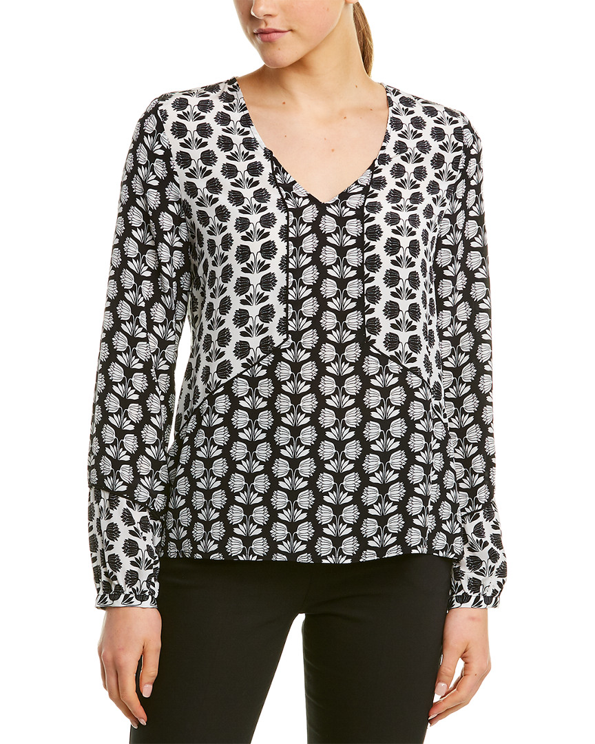 Image of ecru Silk Top