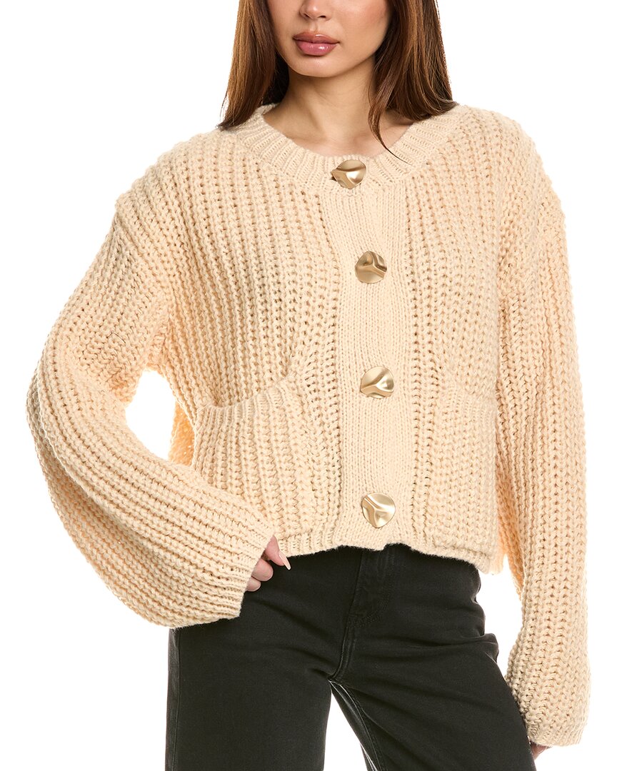 Colette Rose Cardigan In White