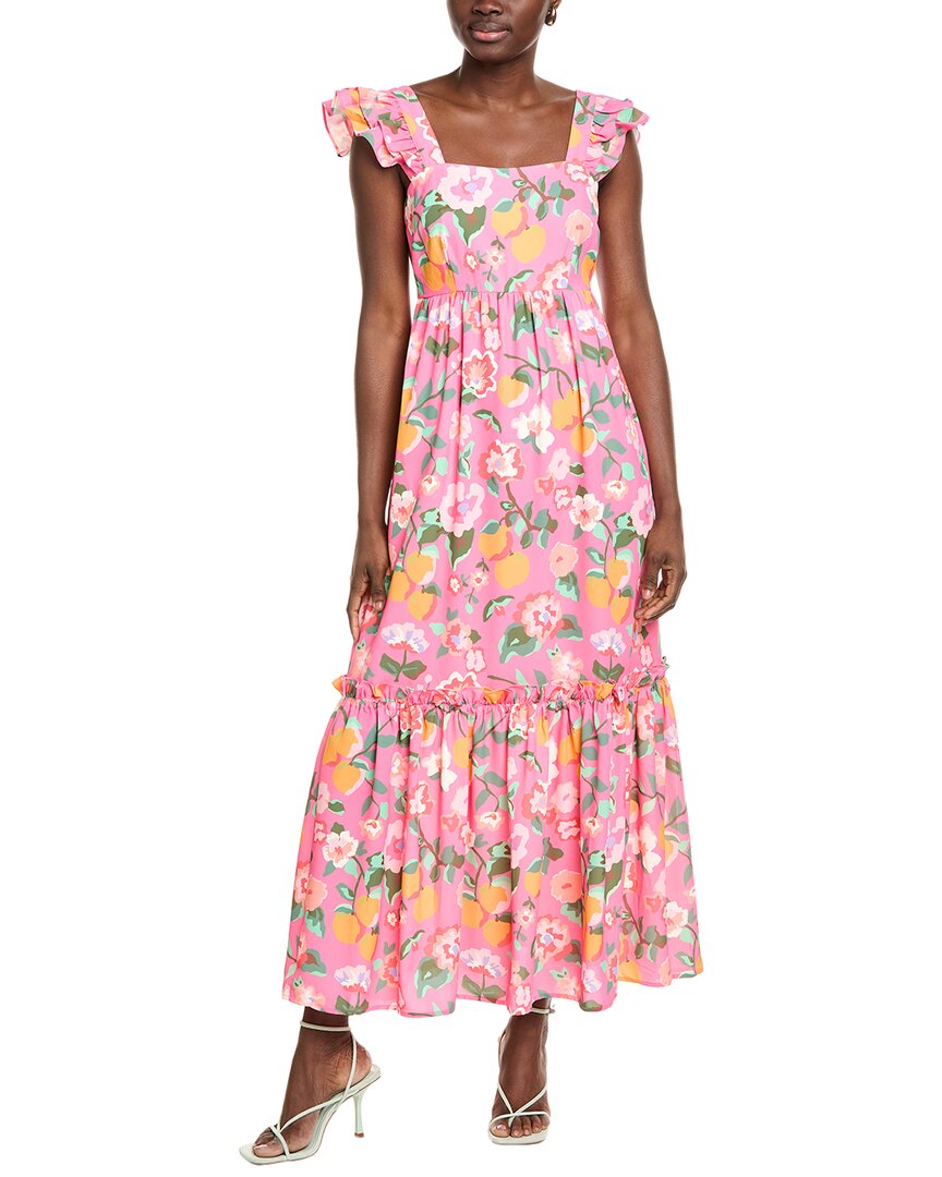 Crosby By Mollie Burch Byrdie Linen-blend Midi Dress