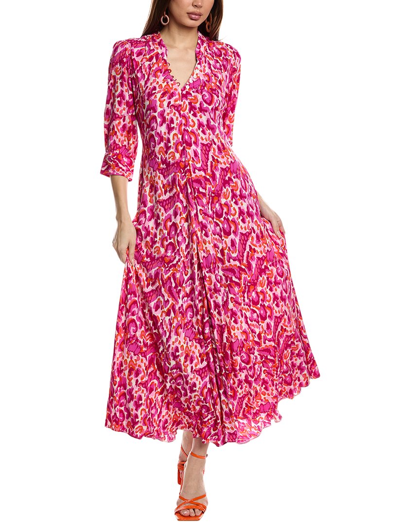 Walker & Wade Daphne Midi Dress In Purple