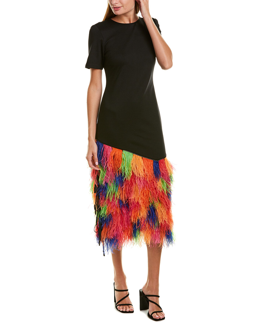 Image of PRABAL GURUNG Fagu Midi Dress