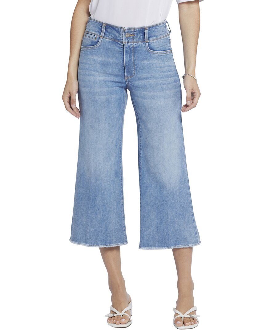 Nydj Petite Brigitte Corfu Wide Leg Jean In Blue