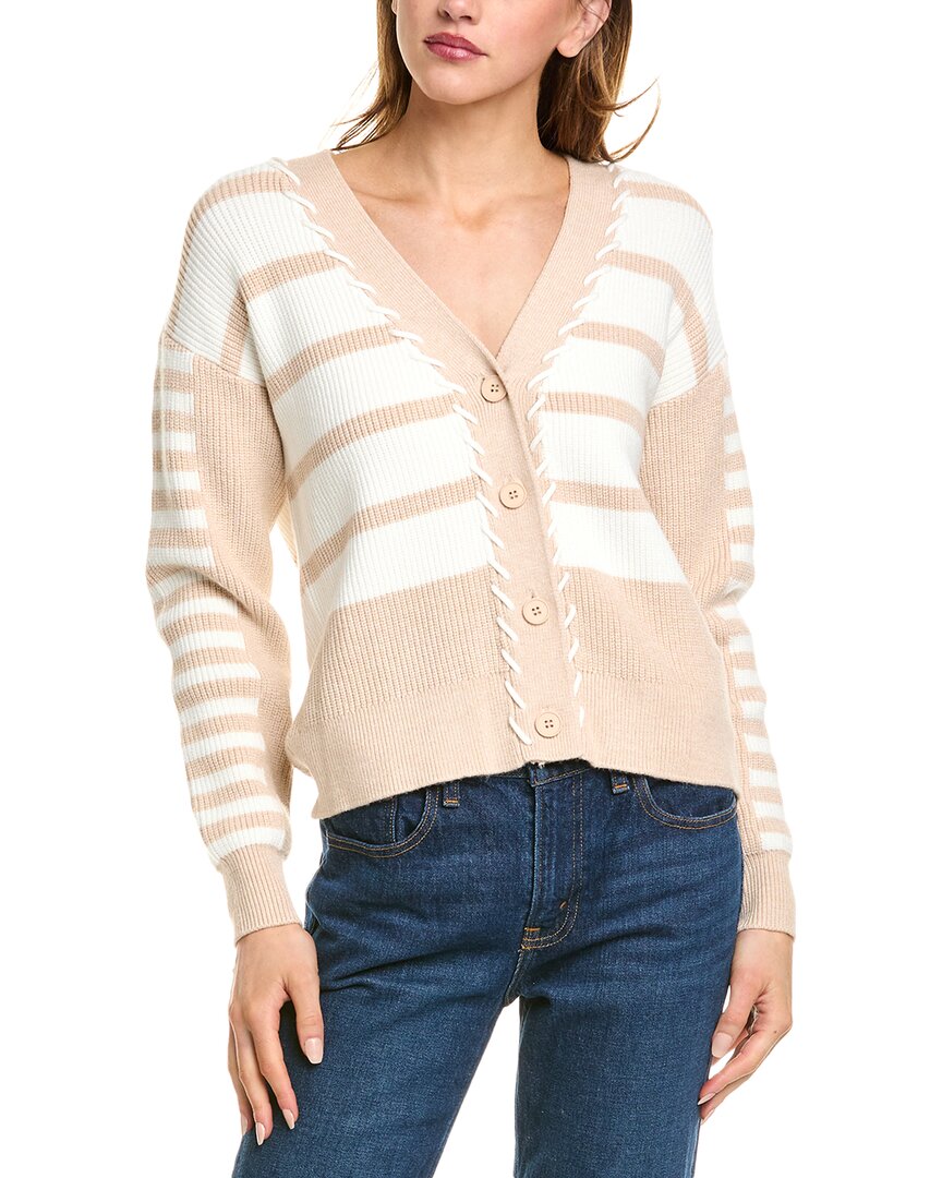 Shop T Tahari Whipstitch Cardigan