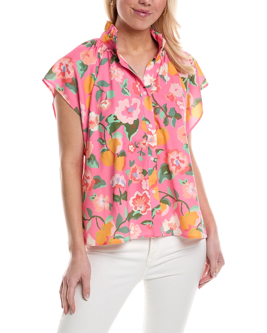 Shop Crosby By Mollie Burch Billie Blouse In Pink