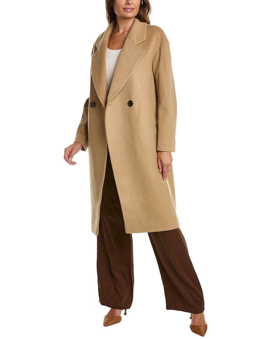 Petite Fashion Blog, Petite Style, Fleurette Notch Collar Wool Coat, Gucci Belt, Everlane High Rise Straight Leg Jeans