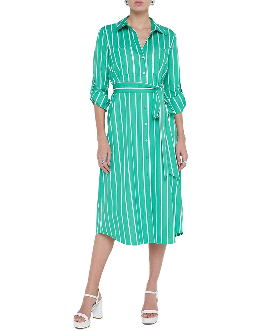 L AGENCE L'AGENCE JUBILEE MIDI SHIRT DRESS 