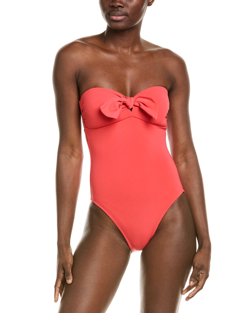 Robin Piccone Ava Bandeau One-piece In Pink