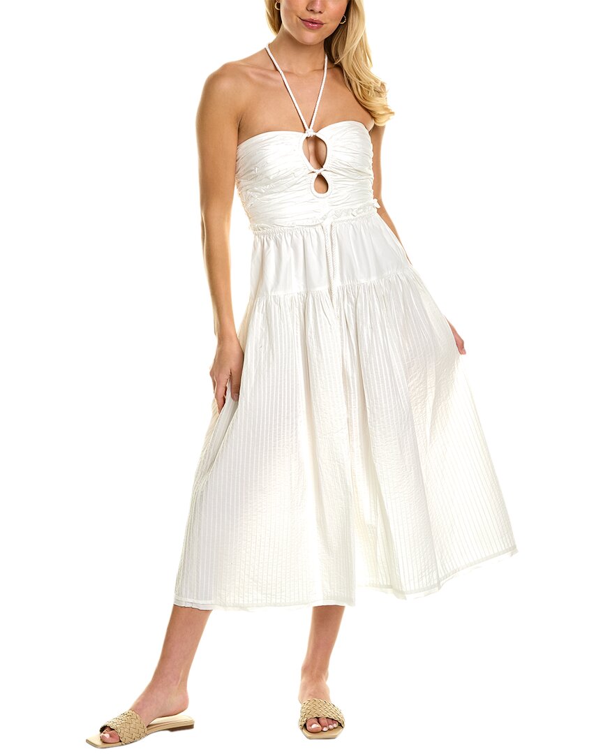 Ulla Johnson Emmaline Midi Dress In White
