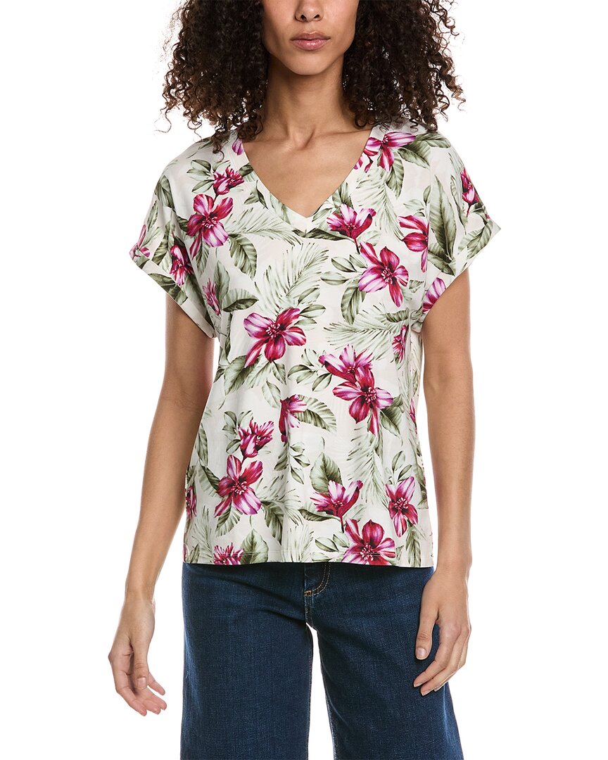 Shop Tommy Bahama Kauai Coastal Petals V-neck T-shirt