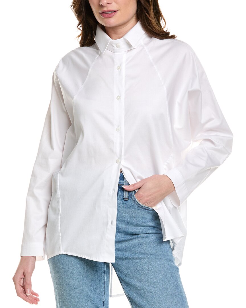 Just Bee Queen Sloane Top In White