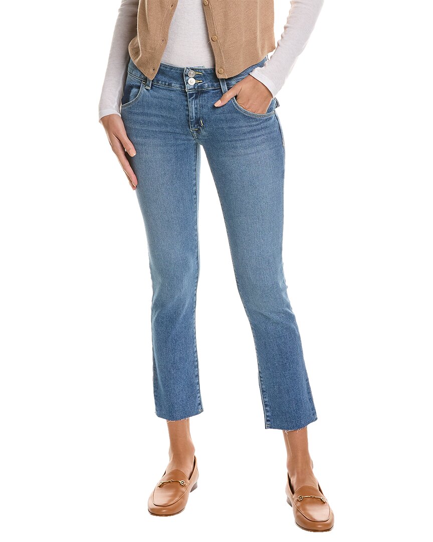 hudson jeans collin mid-rise virgo straight crop jean