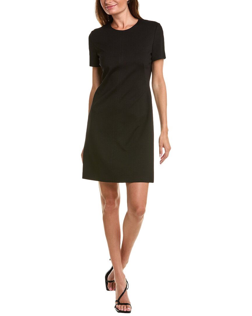 Hugo Boss Donalara Cap Sleeve Sheath Dress In Black