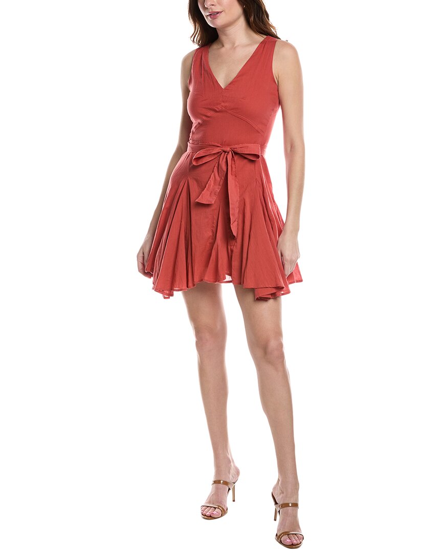 REBECCA TAYLOR REBECCA TAYLOR VOILE GODET MINI DRESS 