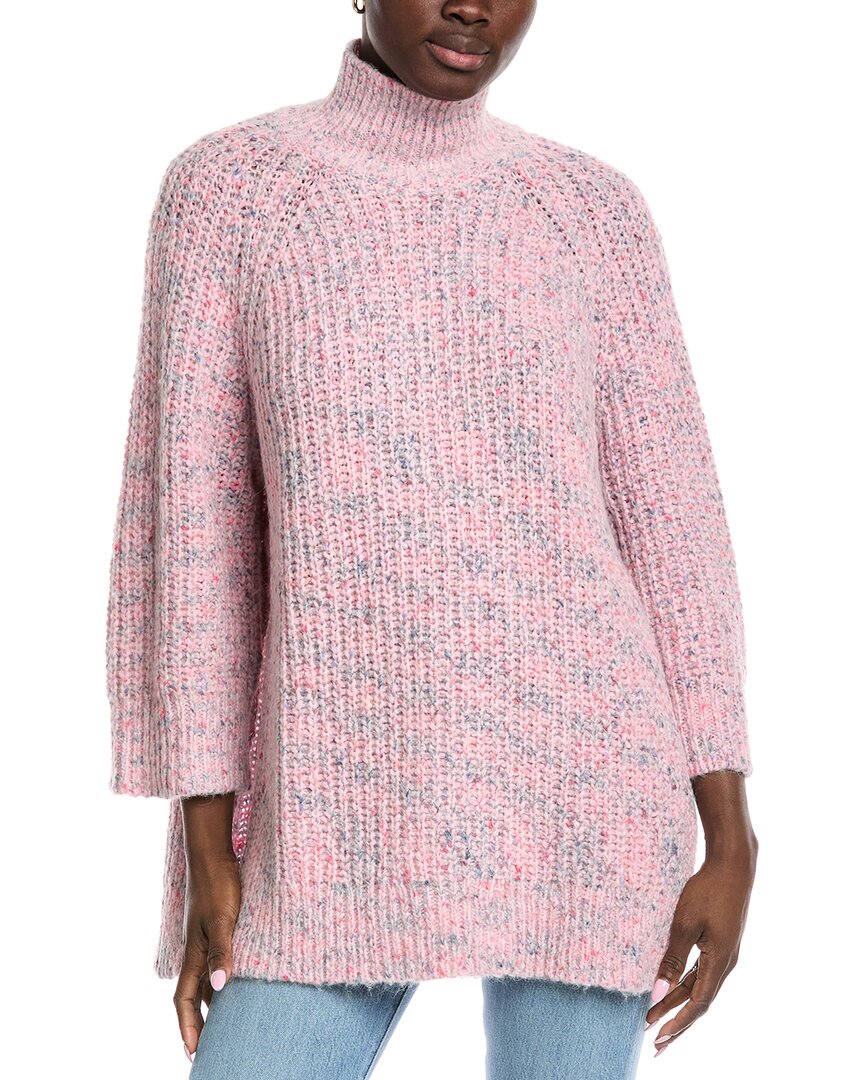 Autumn Cashmere Open Side Alpaca-blend Sweater In Pink