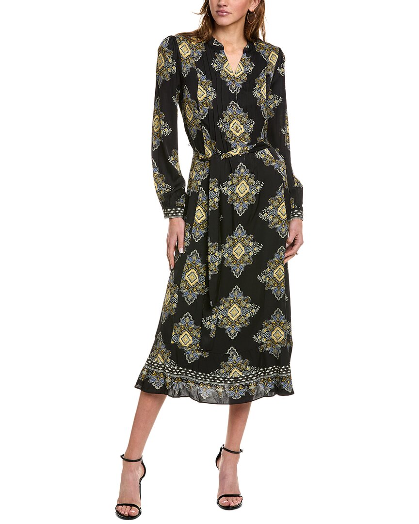 Elie Tahari The Mila Marseille Dress In Black