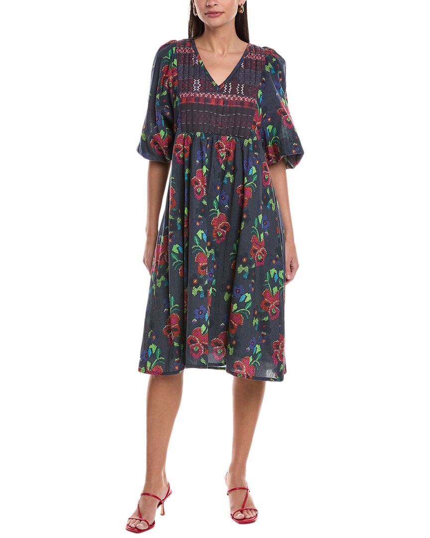 Ro's Garden Ireland Long Tunic In Blue