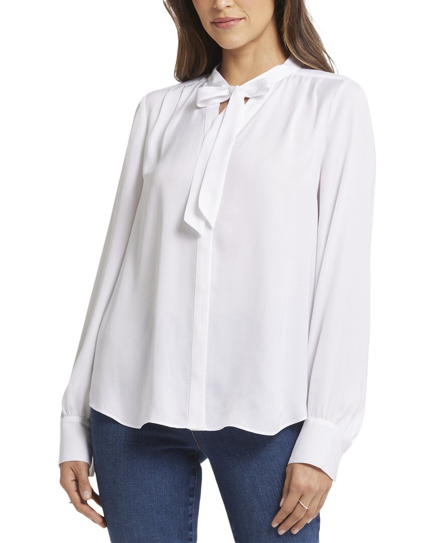 Nydj Tie Neck Blouse