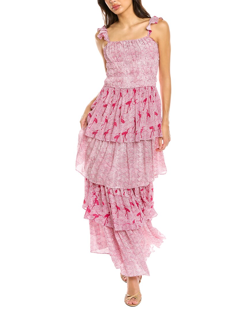Shop Ash & Eden Polina Maxi Dress In Pink