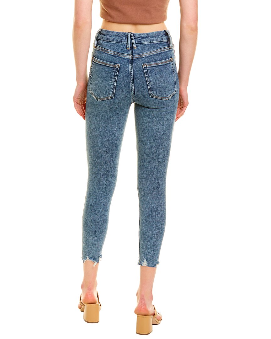 Good American Good Waist Crop In Blue