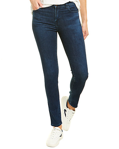 Rue La La — J Brand Maria Commit High-Rise Skinny Leg Jean