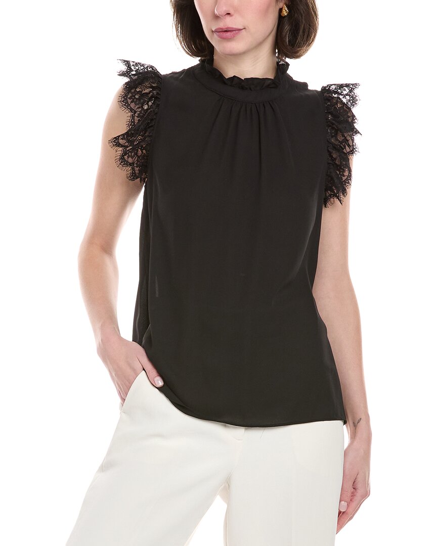CATHERINE MALANDRINO CATHERINE MALANDRINO RUFFLE LACE TOP 