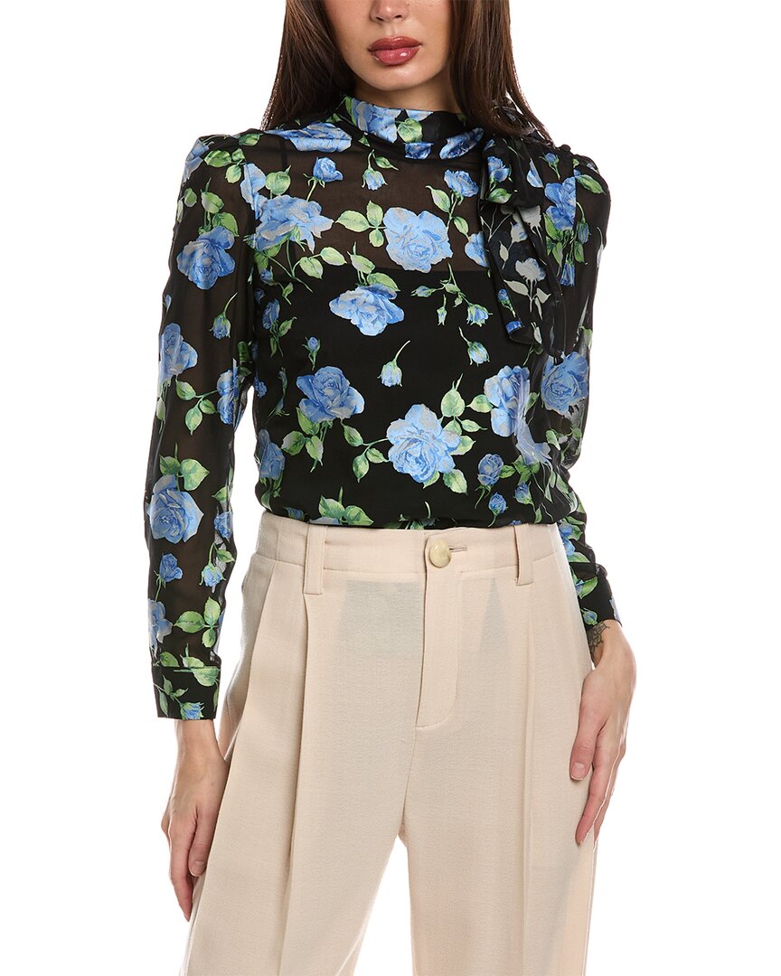 Shop Red Valentino Shirt In Black