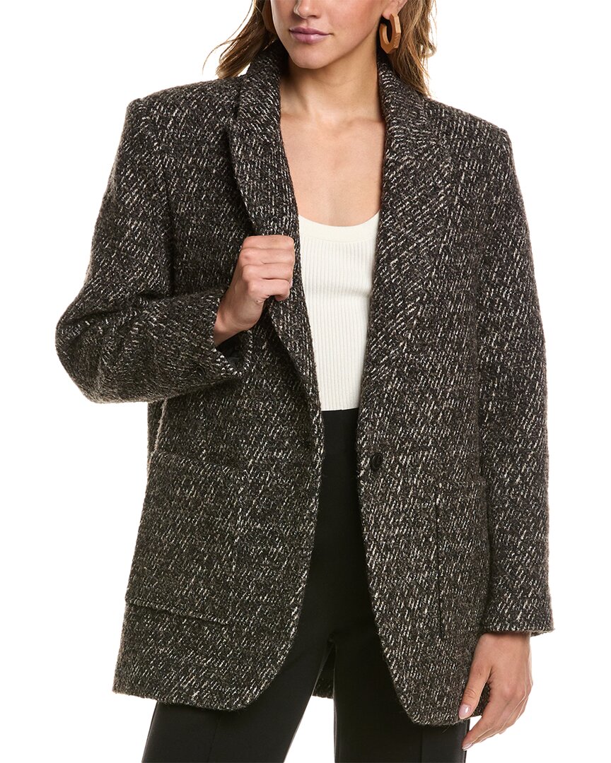 Ba&sh Wool-blend Coat In Brown