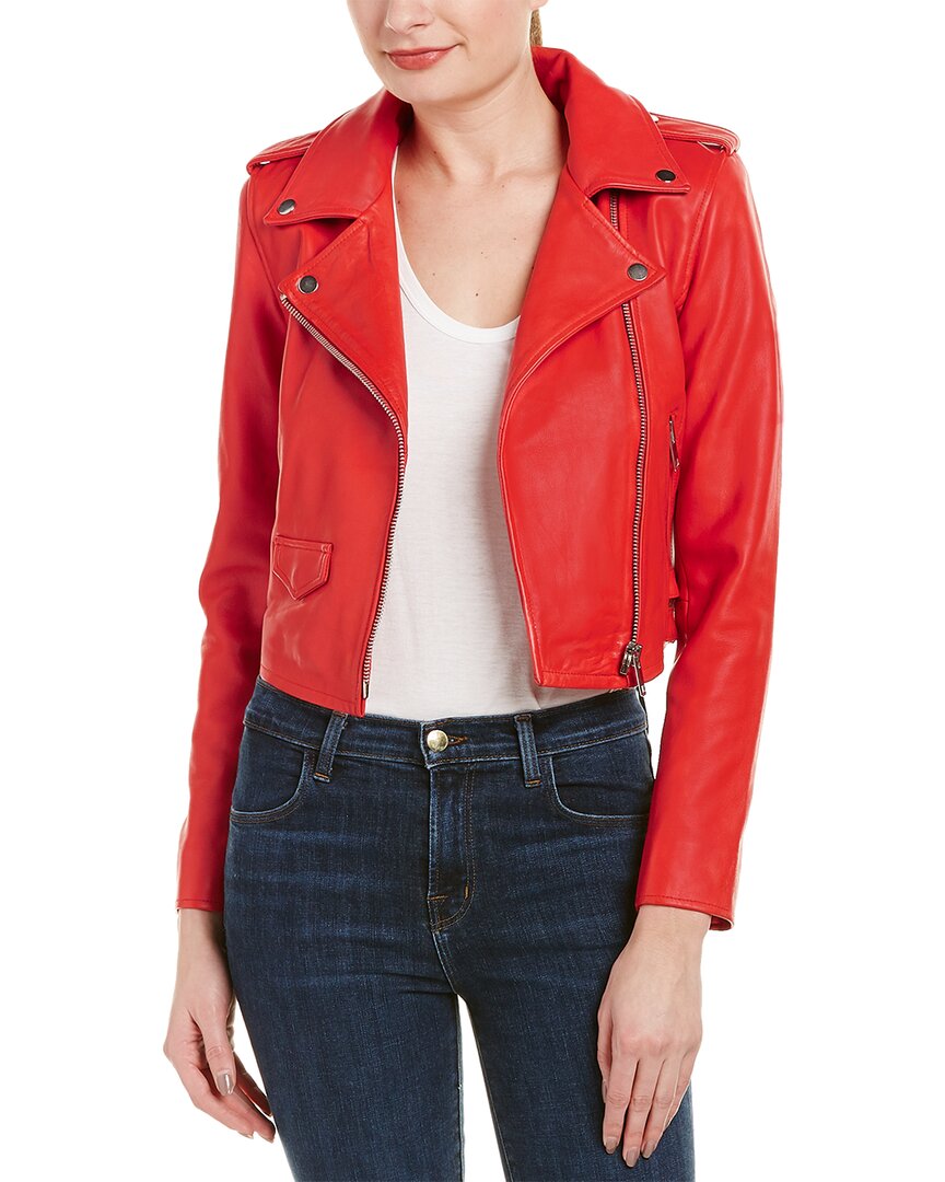 Walter Baker Liz Leather Moto Jacket Walter Baker Liz Leather Moto Jacket