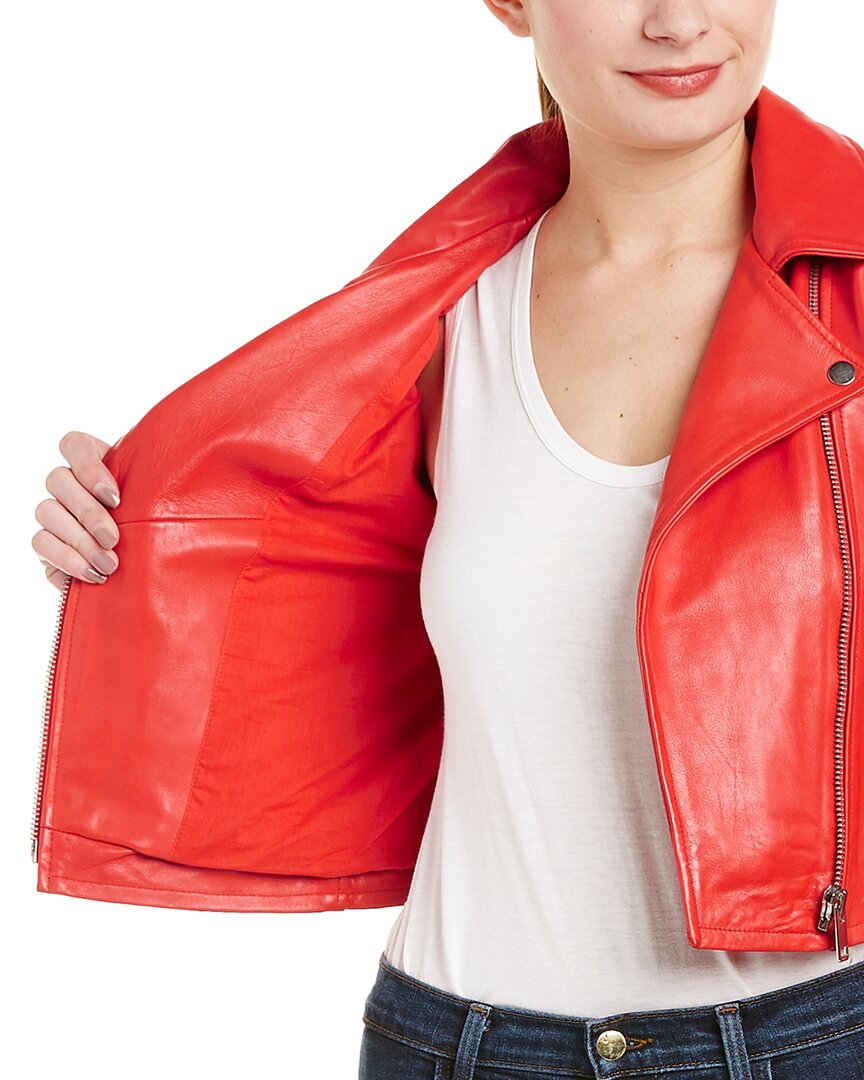 Walter Baker Liz Leather Moto Jacket Walter Baker Liz Leather Moto Jacket