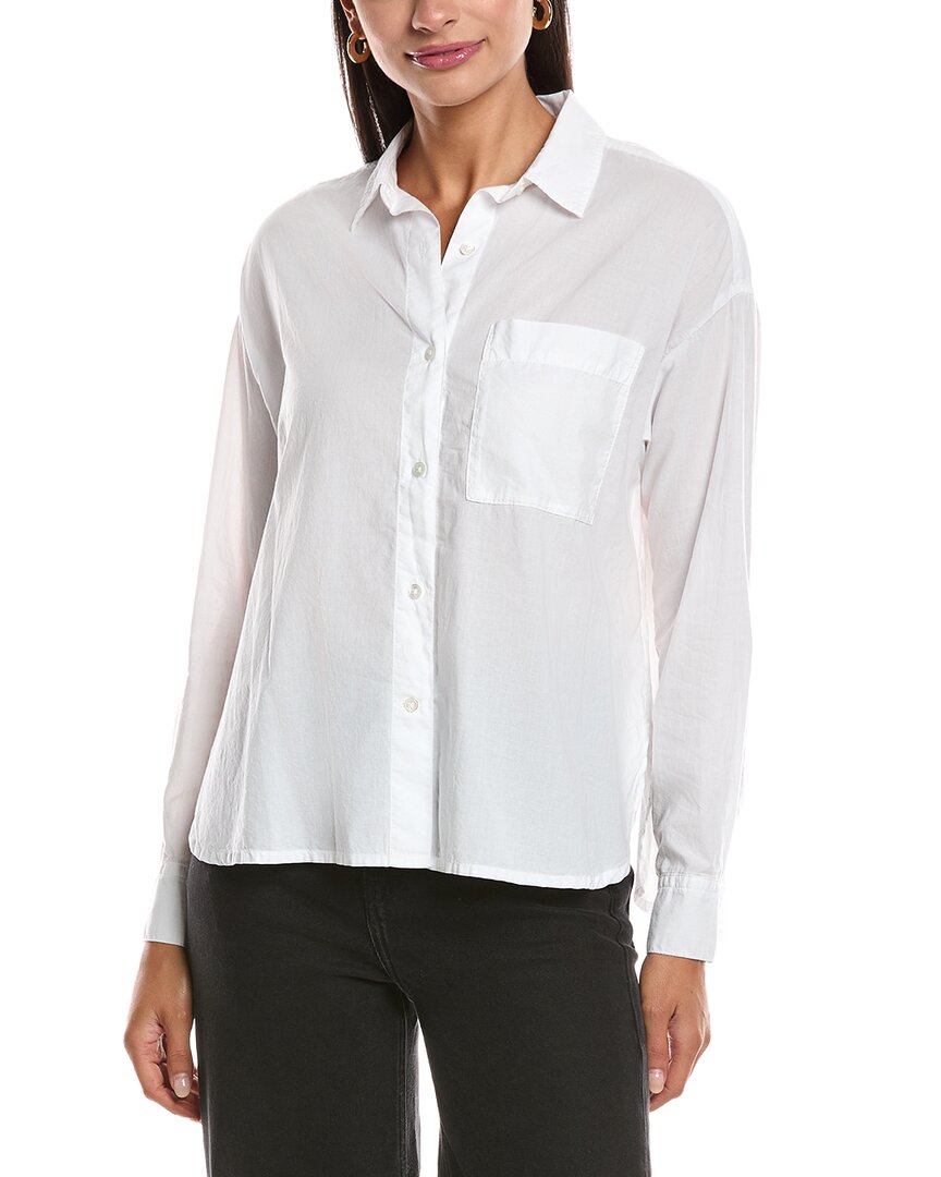 James Perse Oversized Shirt In White