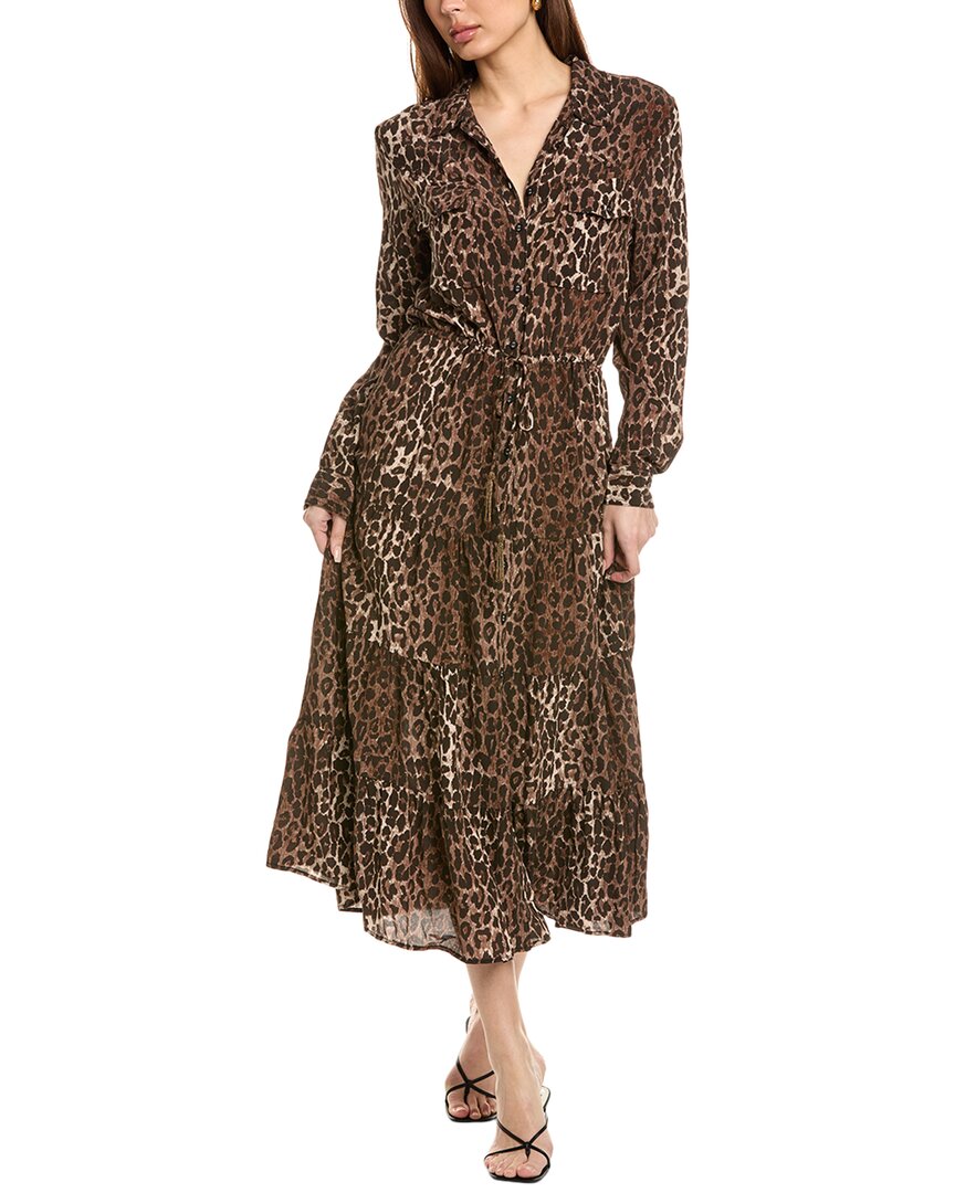JOHNNY WAS JOHNNY WAS WESTERN TIER MIDI DRESS