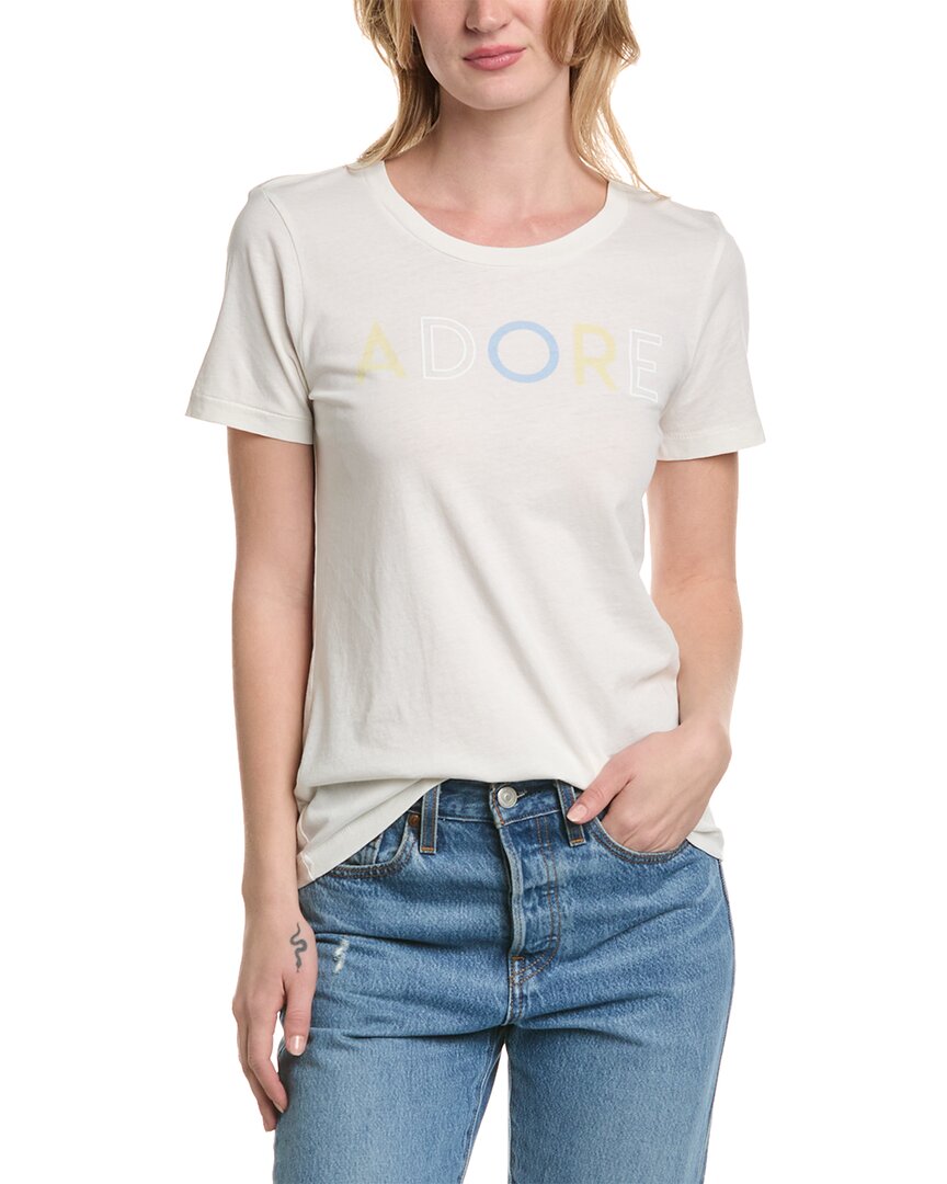 Shop Sol Angeles Adore Crew Top In White