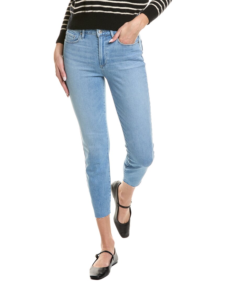 Shop Paige Bombshell Crop Sky Touch Distressed Skinny Leg Jean