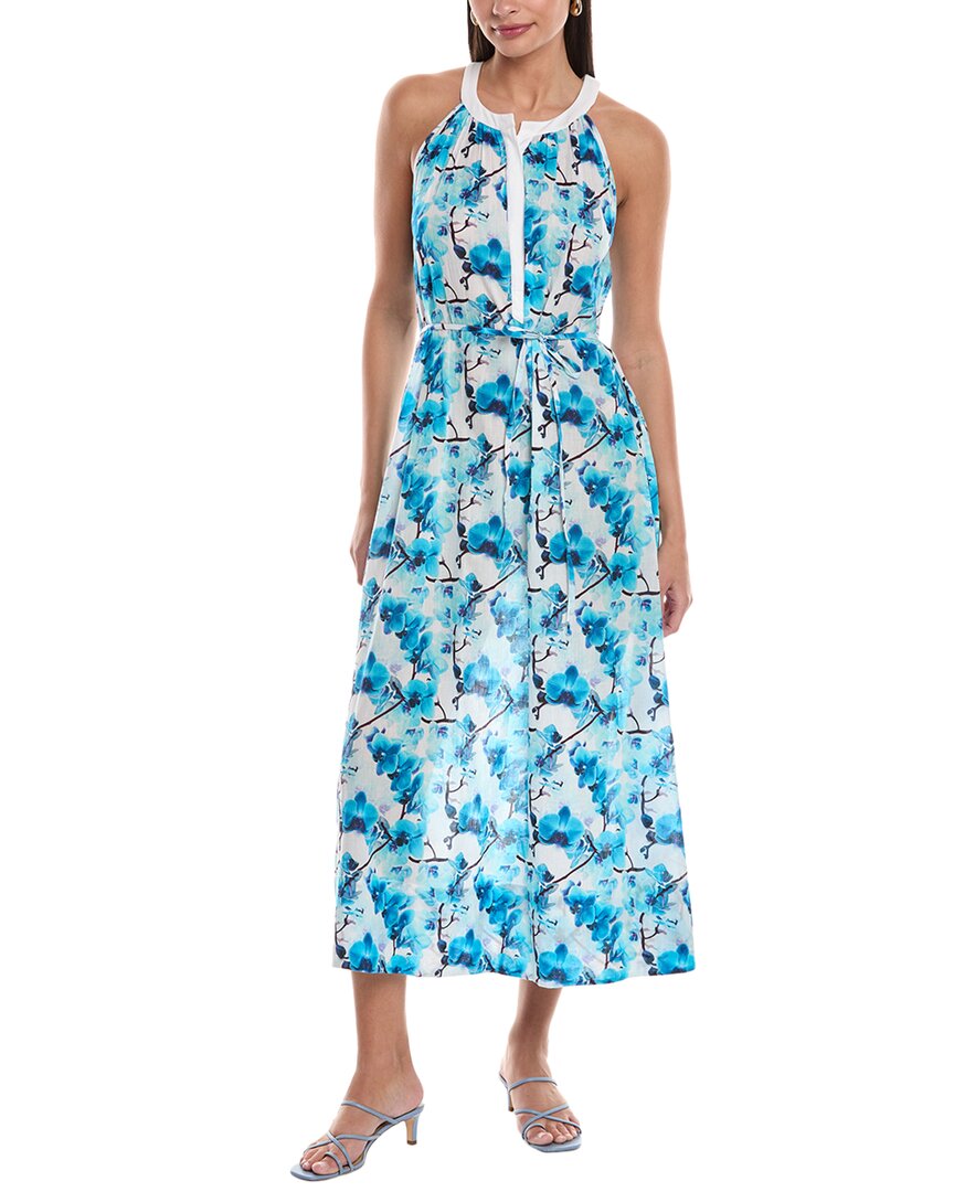 Ro's Garden Teodolina Maxi Dress In Blue