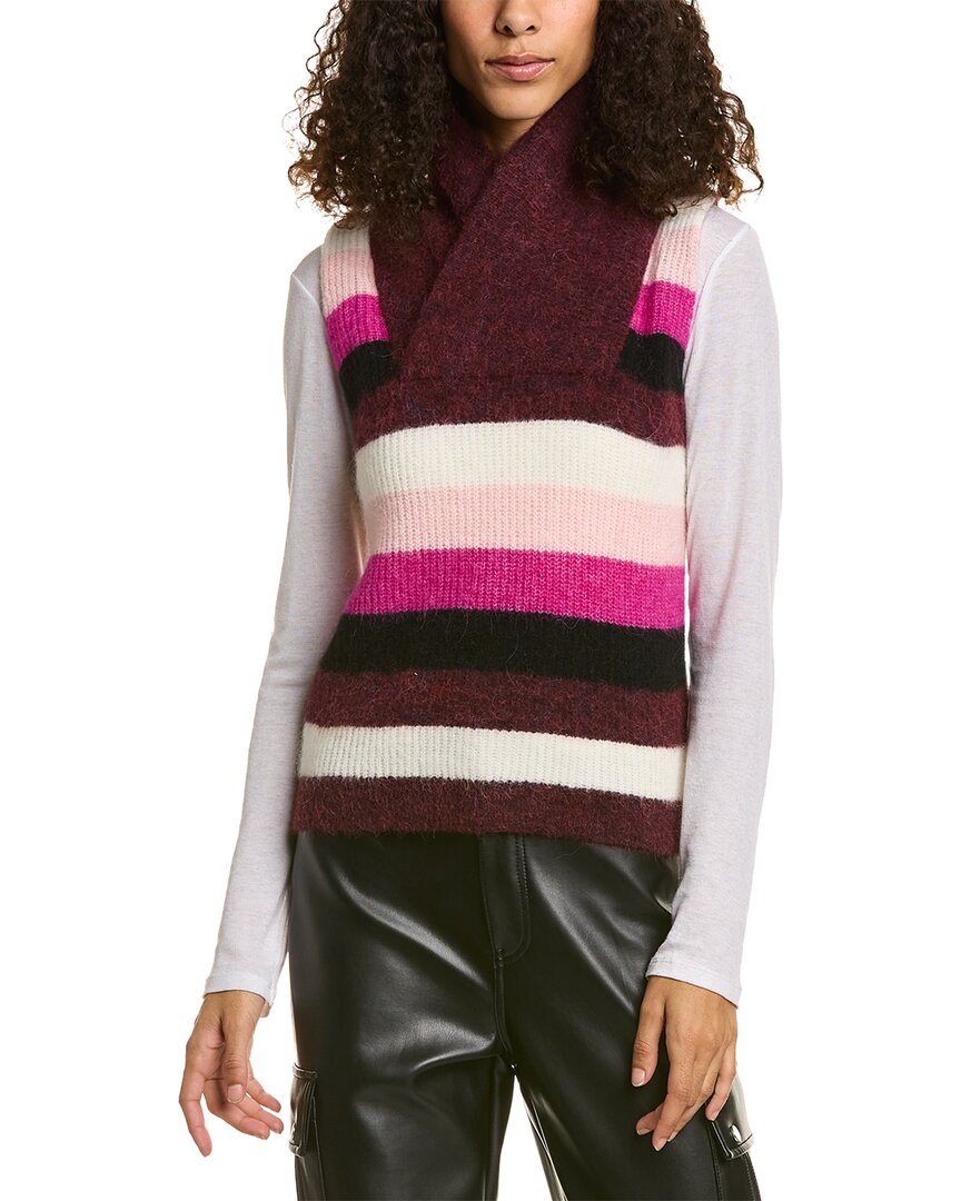 Shop Ganni Alpaca & Wool-blend Sweater In Pink