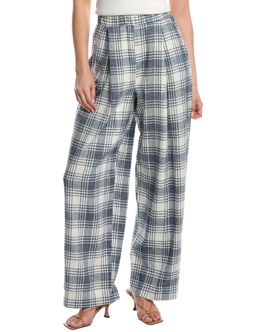 Shop Stateside Linen-blend Trouser In Beige