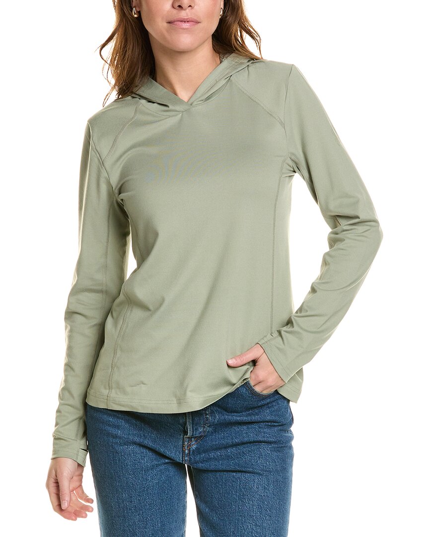 Spyder Womens Arc Graphene Tech Hoodie - Seagrass In Green