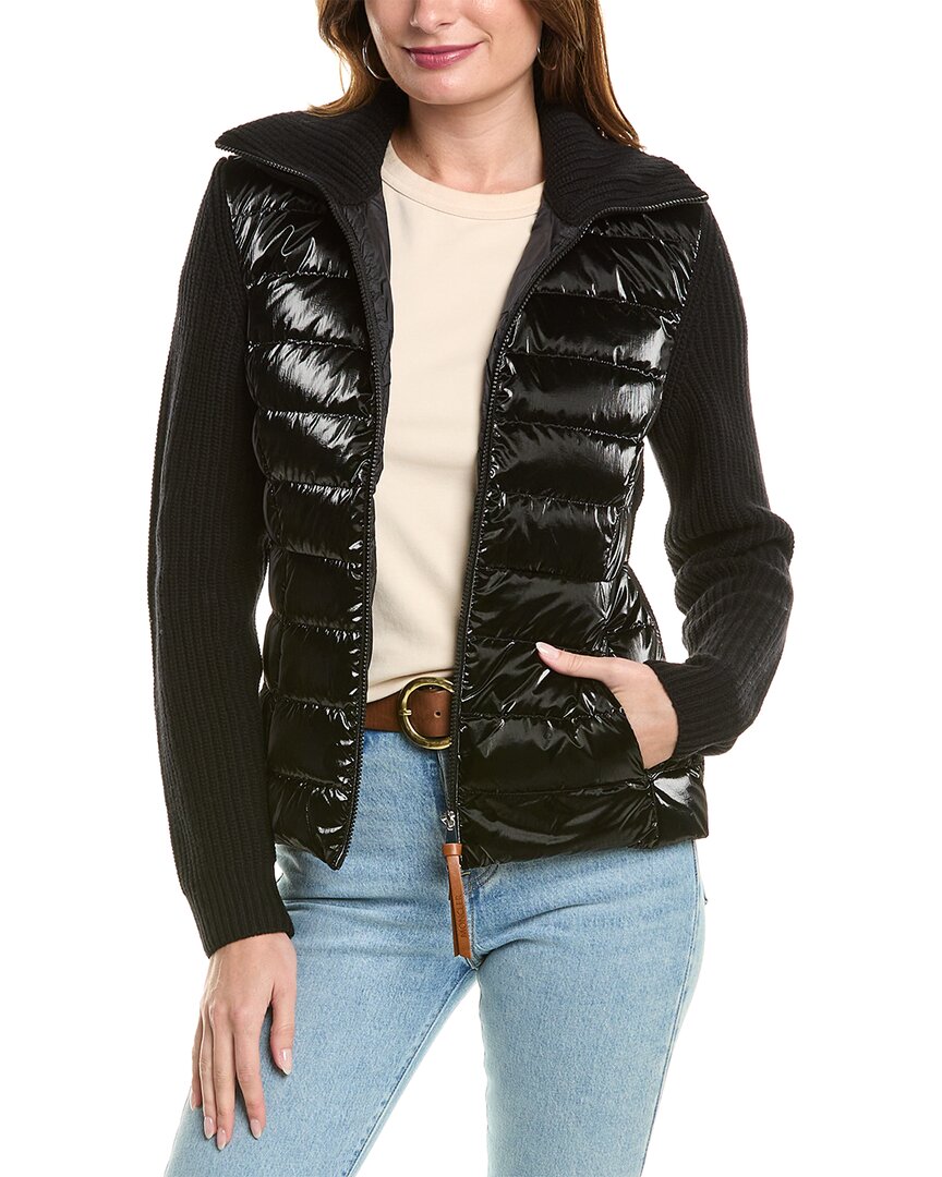 Moncler Logo-patch Jacket In Black
