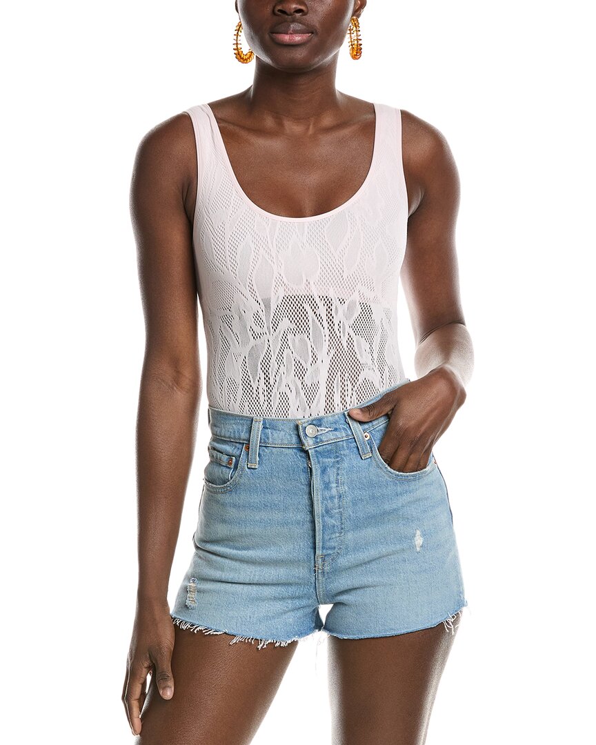 FREE PEOPLE FREE PEOPLE CUTOUT PLUNGE TEXTURED BODYSUIT