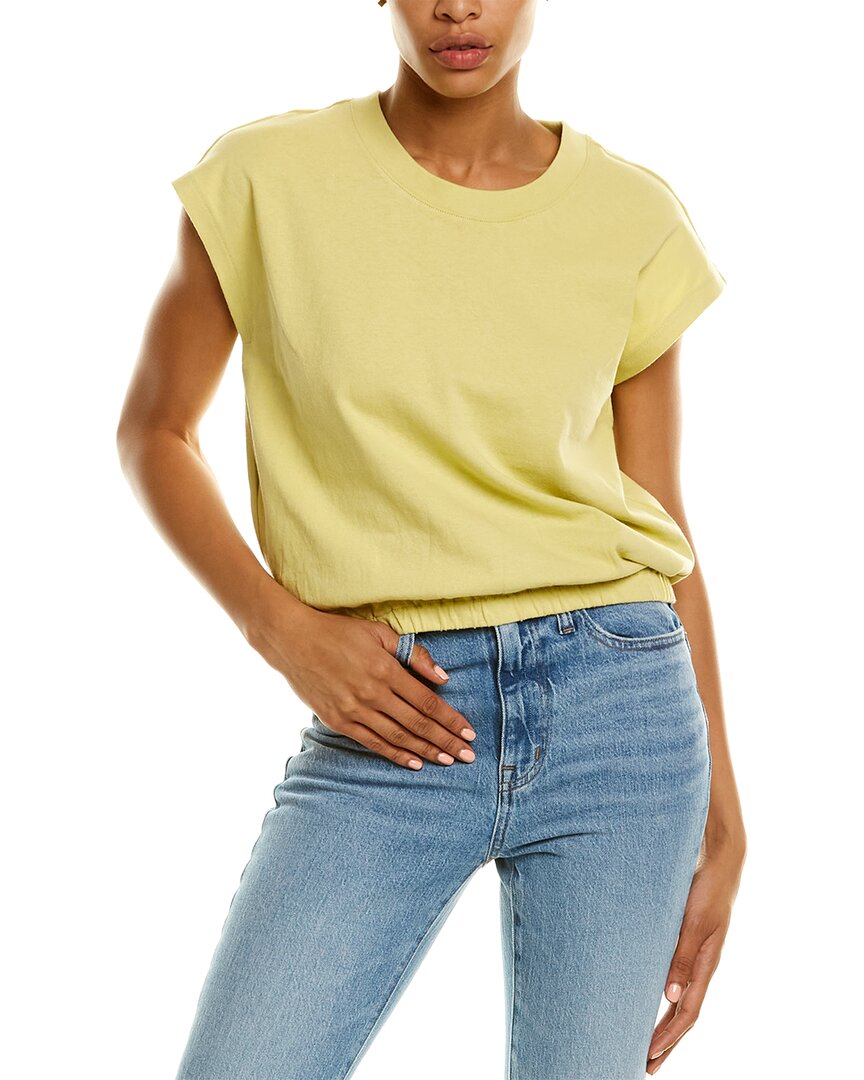 MADEWELL CAP SLEEVE BANDED MUSCLE T-SHIRT