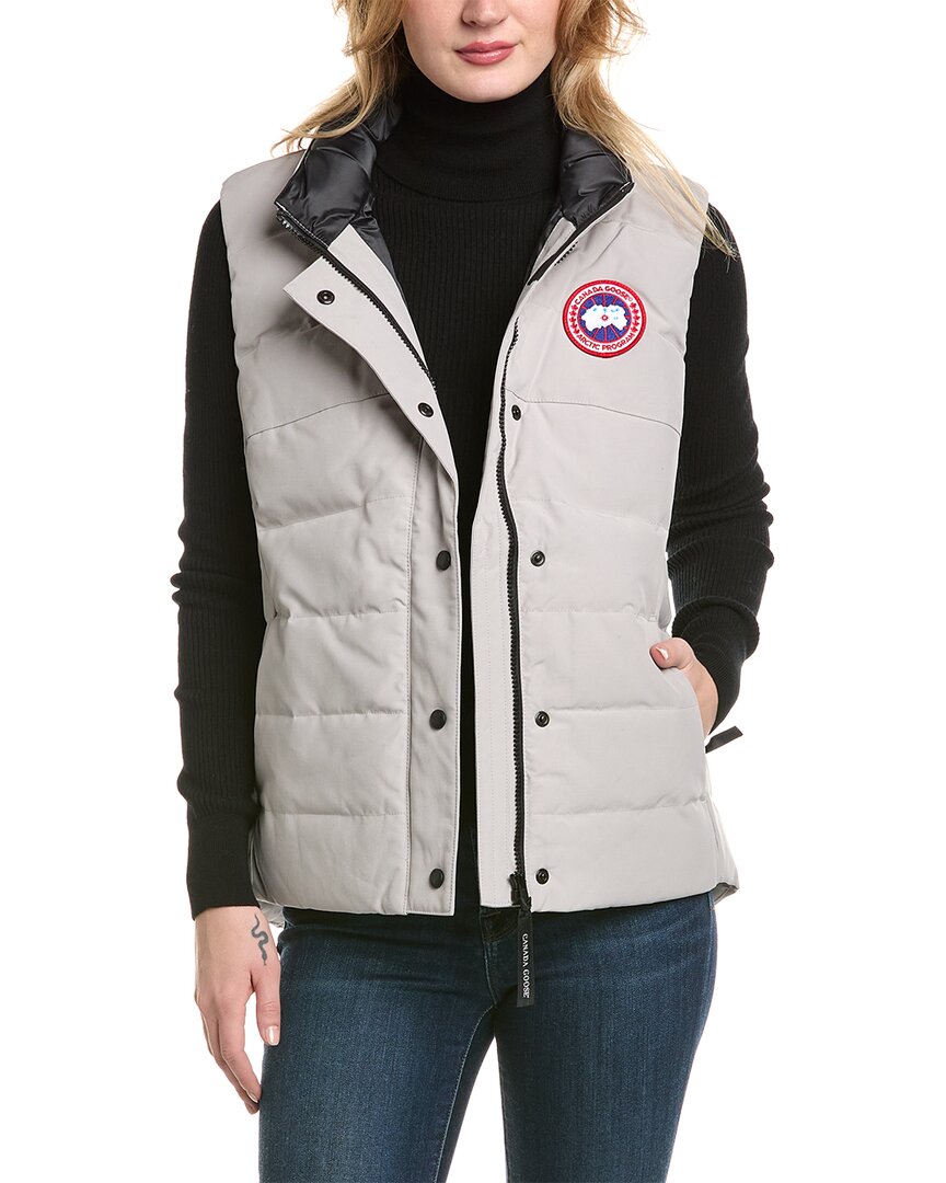 Canada Goose Freestyle Vest Down Jacket In Grey