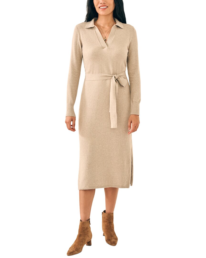 Faherty Jackson Sweaterdress In Brown