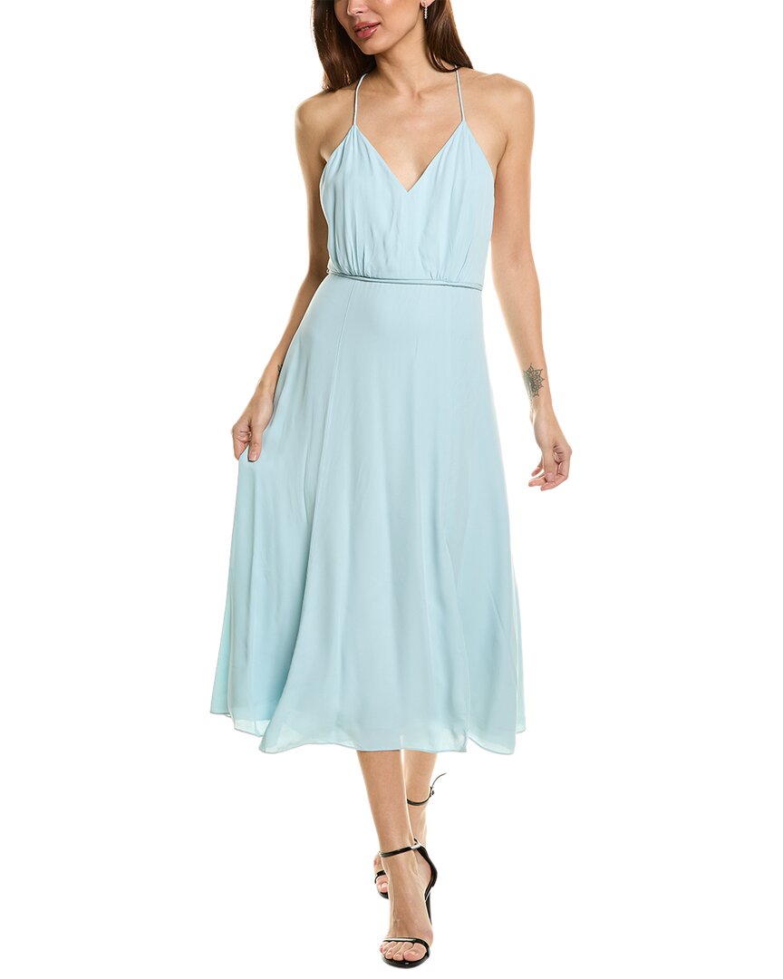 Reiss Penny Midi Dress In Blue