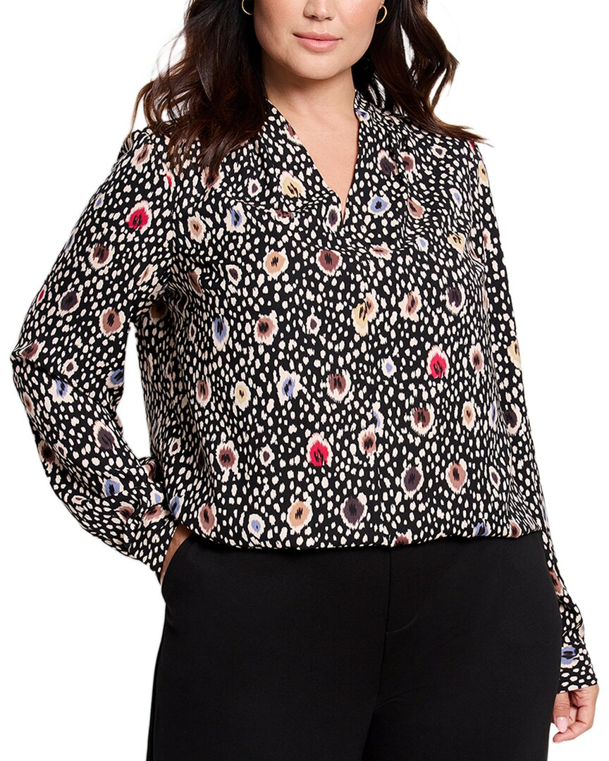 Nic + Zoe Nic+zoe Spotted Dots V-neck Top