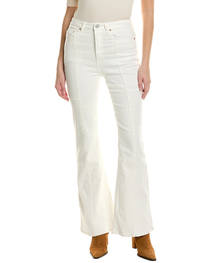 AFRM AFRM SYLAR BRIGHT WHITE HIGH-RISE SLIM FLARE JEAN 