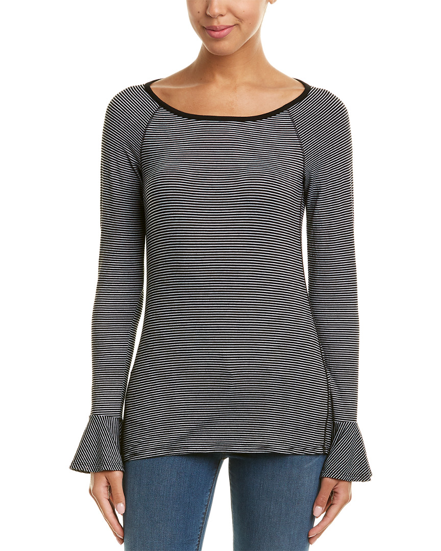 Image of Three Dots Feeder Stripe Top