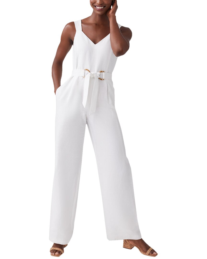 J.mclaughlin Desdemona Linen-blend Jumpsuit