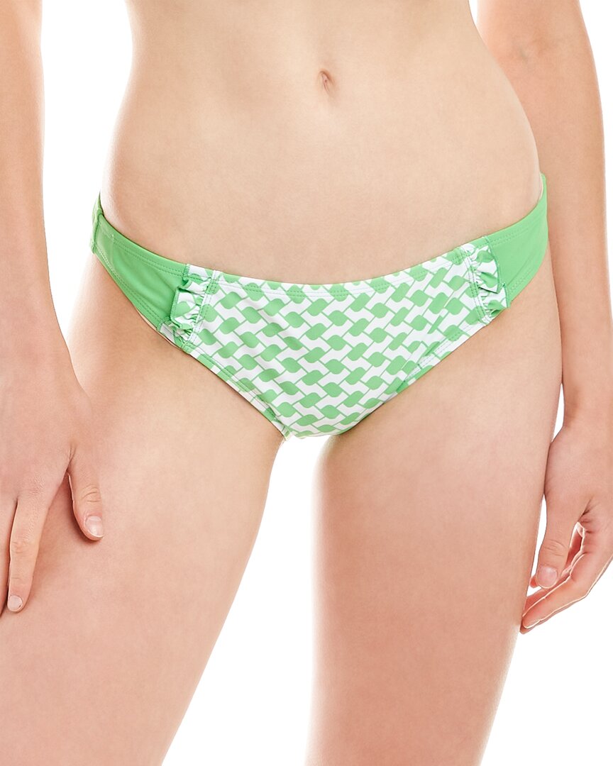 Shop Cecilie Copenhagen Pippa Bikini Bottom In Green